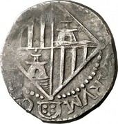 Spain 2 Reales Carlos II ND KM# 22 MALORICARVM CATOLICVS coin reverse Spain 2 Reales Carlos II ND KM# 22 MALORICARVM CATOLICVS coin reverse
