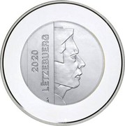 Luxembourg 25 Euro Prince Charles 2020 2020 LËTZEBUERG YGC coin reverse Luxembourg 25 Euro Prince Charles 2020 2020 LËTZEBUERG YGC coin reverse