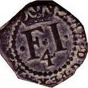 Spain 4 Cornados (Felipe III) KM# 6 PHS D G REX NA F I 4 coin obverse Spain 4 Cornados (Felipe III) KM# 6 PHS D G REX NA F I 4 coin obverse