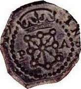 Spain 4 Cornados (Felipe III) KM# 6 INS A NA 1619 P A coin reverse Spain 4 Cornados (Felipe III) KM# 6 INS A NA 1619 P A coin reverse
