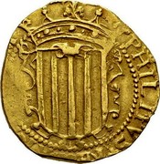 Spain 4 Escudos Felipe III 1607 KM# 8 PHILIPVS REX coin obverse Spain 4 Escudos Felipe III 1607 KM# 8 PHILIPVS REX coin obverse