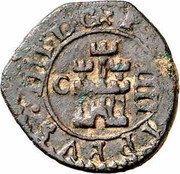 Spain 4 Maravedis Philip IV 1621 C KM# 7.3 PHILIPPVS IIII D G C IIII coin obverse Spain 4 Maravedis Philip IV 1621 C KM# 7.3 PHILIPPVS IIII D G C IIII coin obverse