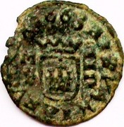 Spain 4 Maravedis Philip IV 1663 Y KM# 156.4 HISPANIARVM REX 1663 M S IIII coin reverse Spain 4 Maravedis Philip IV 1663 Y KM# 156.4 HISPANIARVM REX 1663 M S IIII coin reverse