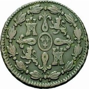 Spain 4 Maravedis Carlos IV 1799 KM# 427 coin reverse Spain 4 Maravedis Carlos IV 1799 KM# 427 coin reverse