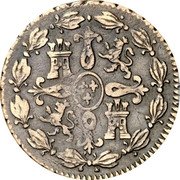 Spain 4 Maravedis 1817 KM# 490.2 Milled Real Coinage coin reverse Spain 4 Maravedis 1817 KM# 490.2 Milled Real Coinage coin reverse