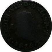 Spain 4 Maravedis Jubia J 1818 KM# 489.1 FERDIN VII D G HISP REX 1817 4 coin obverse Spain 4 Maravedis Jubia J 1818 KM# 489.1 FERDIN VII D G HISP REX 1817 4 coin obverse