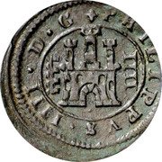 Spain 4 Maravedis (Philip IV) KM# 72.7 HISPANIARVM REX 1618 coin reverse Spain 4 Maravedis (Philip IV) KM# 72.7 HISPANIARVM REX 1618 coin reverse