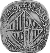 Spain 4 Reales 1617 KM# 6.2 Spain Local Province Majorca Standart Coinage 1617 MAIORICA coin reverse Spain 4 Reales 1617 KM# 6.2 Spain Local Province Majorca Standart Coinage 1617 MAIORICA coin reverse