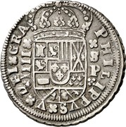 Spain 4 Reales Felipe V Seville 1704 P KM# 265 PHILIPPVS V DEI GRA IIII S P coin obverse Spain 4 Reales Felipe V Seville 1704 P KM# 265 PHILIPPVS V DEI GRA IIII S P coin obverse