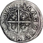 Spain 4 Reales Philip V 1707 CA KM# 60 ARAGONUM REX 1707 coin obverse