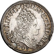 Spain 4 Reales Felipe V Madrid 1709 J KM# 279 1709 PHILIP V D G HISP ETIND REX coin obverse Spain 4 Reales Felipe V Madrid 1709 J KM# 279 1709 PHILIP V D G HISP ETIND REX coin obverse