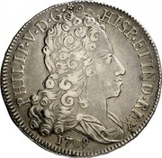 Spain 4 Reales Felipe V Madrid 1709 J KM# 278 PHILIP V D G HISP ET IND REX 1709 coin obverse Spain 4 Reales Felipe V Madrid 1709 J KM# 278 PHILIP V D G HISP ET IND REX 1709 coin obverse