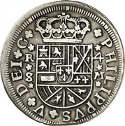 Spain 4 Reales Sevilla 1718 M KM# 309 PHILIPPVS V DEI G R 4 S M coin obverse Spain 4 Reales Sevilla 1718 M KM# 309 PHILIPPVS V DEI G R 4 S M coin obverse