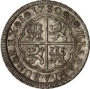 Spain 4 Reales Philip V 1730 KM# 351 1730 S HISPANIARUM REX S coin reverse Spain 4 Reales Philip V 1730 KM# 351 1730 S HISPANIARUM REX S coin reverse