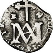 Spain 4 Reales (Charles II) KM# 36.2 R 4 coin obverse Spain 4 Reales (Charles II) KM# 36.2 R 4 coin obverse