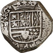 Spain 4 Reales KM# 35.4 Hammered Coinage PHILIPPVS IIII D G MD B IIII coin obverse Spain 4 Reales KM# 35.4 Hammered Coinage PHILIPPVS IIII D G MD B IIII coin obverse