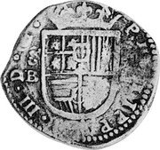 Spain 4 Reales (Philip III) KM# 33.4 PHILIPP III D G S B IIII coin obverse Spain 4 Reales (Philip III) KM# 33.4 PHILIPP III D G S B IIII coin obverse