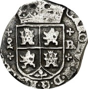 Spain 4 Reales (Charles II) KM# 36.2 CAROLVS II D G REX S M coin reverse Spain 4 Reales (Charles II) KM# 36.2 CAROLVS II D G REX S M coin reverse