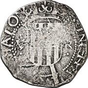 Spain 5 Reales Tarrega 1642 KM# 71 V R PHILIPVS D G HISPANIAR coin obverse Spain 5 Reales Tarrega 1642 KM# 71 V R PHILIPVS D G HISPANIAR coin obverse
