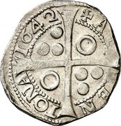 Spain 5 Reales Argentona 1642 KM# 94 ARGENTONA 1642 coin reverse Spain 5 Reales Argentona 1642 KM# 94 ARGENTONA 1642 coin reverse