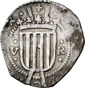 Spain 5 Reales Louis XIII 1646 KM# 104 V R PHILIPVS D G HISPANIAR coin obverse Spain 5 Reales Louis XIII 1646 KM# 104 V R PHILIPVS D G HISPANIAR coin obverse