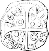 Spain 5 Sous Berga 1641 KM# 42 VILLE BERGE 1641 coin reverse Spain 5 Sous Berga 1641 KM# 42 VILLE BERGE 1641 coin reverse