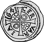 Spain 5 Sous Cervera 1641 KM# 44 1641 CER VAR IA coin reverse Spain 5 Sous Cervera 1641 KM# 44 1641 CER VAR IA coin reverse