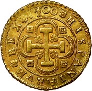 Spain 8 Escudos Carolvs II 1700 S M KM# 233.3 HISPANIARVM REX 1700 coin reverse Spain 8 Escudos Carolvs II 1700 S M KM# 233.3 HISPANIARVM REX 1700 coin reverse