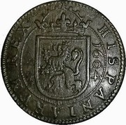 Spain 8 Maravedis Philip III 1604 Aqueduct KM# 9.5 HISPANIARVM REX 1604 coin reverse Spain 8 Maravedis Philip III 1604 Aqueduct KM# 9.5 HISPANIARVM REX 1604 coin reverse