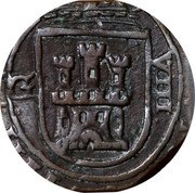 Spain 8 Maravedis Philip IV 1622 G KM# 10.3 PHILIPPVS IIII D G VIII coin obverse Spain 8 Maravedis Philip IV 1622 G KM# 10.3 PHILIPPVS IIII D G VIII coin obverse