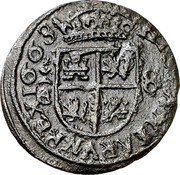 Spain 8 Maravedis Philip IV 1663 KM# 171.2 HISPANIARVM REX 1663 CA 8 coin reverse Spain 8 Maravedis Philip IV 1663 KM# 171.2 HISPANIARVM REX 1663 CA 8 coin reverse