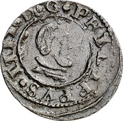 Spain 8 Maravedis Philip IV 1664 R KM# 165 PHILIPPVS IIII D G coin obverse Spain 8 Maravedis Philip IV 1664 R KM# 165 PHILIPPVS IIII D G coin obverse