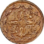 Spain 8 M Jose I Bonaparte Segovia 1810 KM# 450 coin reverse Spain 8 M Jose I Bonaparte Segovia 1810 KM# 450 coin reverse