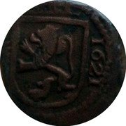 Spain 8 Maravedis (Valladolid Flags) KM# 10.8 1621 coin reverse Spain 8 Maravedis (Valladolid Flags) KM# 10.8 1621 coin reverse