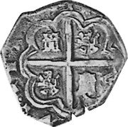Spain 8 Reales Philip IV 1651 C CA KM# 39.2 HISPANIARVM REX coin reverse Spain 8 Reales Philip IV 1651 C CA KM# 39.2 HISPANIARVM REX coin reverse