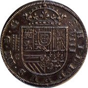 Spain 8 Reales Philip III 1608 C KM# 28.1 PHILIPPVS III D G C VIII coin obverse Spain 8 Reales Philip III 1608 C KM# 28.1 PHILIPPVS III D G C VIII coin obverse