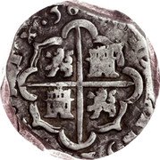 Spain 8 Reales (Philip IV) KM# 39.3 HISPANIARVM REX coin reverse Spain 8 Reales (Philip IV) KM# 39.3 HISPANIARVM REX coin reverse