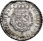 Spain 8 Reales Sevilla 1701 S M KM# 237.2 PHILIPPVS V D G HISPANI REX M S coin obverse Spain 8 Reales Sevilla 1701 S M KM# 237.2 PHILIPPVS V D G HISPANI REX M S coin obverse