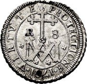Spain 8 Reales Sevilla 1701 S M KM# 237.2 V I R T V T E PROTECTIONE 1701 R 8 coin reverse Spain 8 Reales Sevilla 1701 S M KM# 237.2 V I R T V T E PROTECTIONE 1701 R 8 coin reverse
