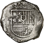 Spain 8 Reales (Philip III) KM# 38.1 PHILIPPVS III D G OMNIVM coin obverse Spain 8 Reales (Philip III) KM# 38.1 PHILIPPVS III D G OMNIVM coin obverse