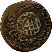 Spain Ardite (Diamond Arms) KM# PT4 2 DI ANNO 1709 coin reverse Spain Ardite (Diamond Arms) KM# PT4 2 DI ANNO 1709 coin reverse