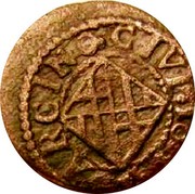 Spain Ardite (Philip III) KM# 21 BARCINO CIVI 1654 coin reverse Spain Ardite (Philip III) KM# 21 BARCINO CIVI 1654 coin reverse