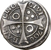 Spain Croat Carlos III Pretender 1706 KM# PT1 BARCINO CIVI 1706 coin reverse Spain Croat Carlos III Pretender 1706 KM# PT1 BARCINO CIVI 1706 coin reverse