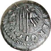 Spain Dinero Felipe III Olot ND KM# 6 VNIVERSIT OLOT coin reverse Spain Dinero Felipe III Olot ND KM# 6 VNIVERSIT OLOT coin reverse