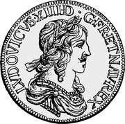 Spain ECU Louis XIII of France 1642 KM# 113 LVDOVICVS XIII D G FR ET NAV REX coin obverse Spain ECU Louis XIII of France 1642 KM# 113 LVDOVICVS XIII D G FR ET NAV REX coin obverse
