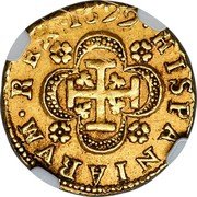 Spain Escudo Charles II 1699 S M KM# 231.2 HISPANIARVM REX 1699 coin reverse Spain Escudo Charles II 1699 S M KM# 231.2 HISPANIARVM REX 1699 coin reverse