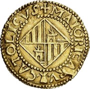 Spain Escudo Carlos III Pretender ND KM# 46 MAIORICARV CATOLICVS coin reverse Spain Escudo Carlos III Pretender ND KM# 46 MAIORICARV CATOLICVS coin reverse