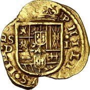 Spain Escudo (Philip IV) KM# 44.2 PHILIPPVS IIII D G S D I coin obverse Spain Escudo (Philip IV) KM# 44.2 PHILIPPVS IIII D G S D I coin obverse