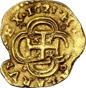 Spain Escudo (Philip IV) KM# 44.2 HISPANIARVM REX 1623 coin reverse Spain Escudo (Philip IV) KM# 44.2 HISPANIARVM REX 1623 coin reverse