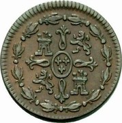 Spain Maravedi Carlos III 1772 KM# 405.2 coin reverse Spain Maravedi Carlos III 1772 KM# 405.2 coin reverse